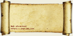 Jana Jačović vizit kartica